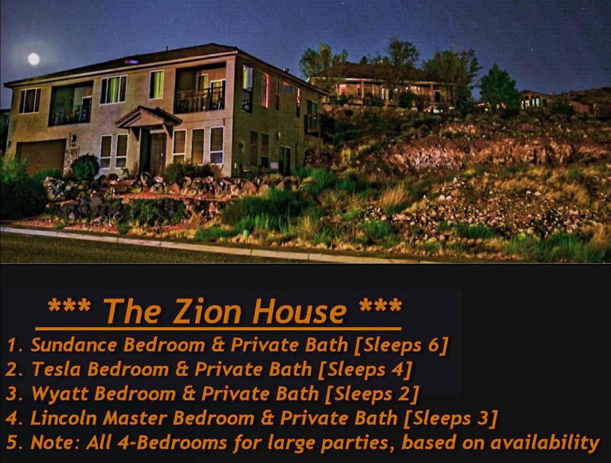 The Zion House - Affordable Bedrooms ハリケーン エクステリア 写真